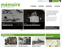 Tablet Screenshot of memoire.ciclic.fr